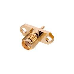 SMA Connector Jack, Female Socket 50Ohm Panel Mount Solder Cup - 1