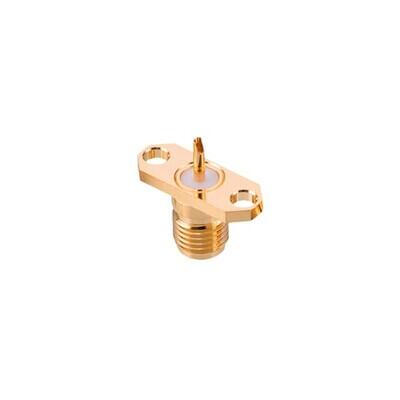 SMA Connector Jack, Female Socket 50Ohm Panel Mount Solder Cup - 2