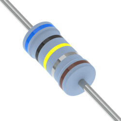 6.04 Ohms ±1% 0.25W, 1/4W Through Hole Resistor Axial Metal Film - YAGEO