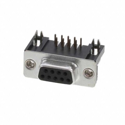 9 Position D-Sub Receptacle, Female Sockets Connector - 1