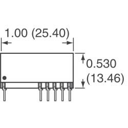 1k, 9k, 90k, 900k, 9M Ohm ±0.1% 62.5mW Power Per Element Decade Resistor 5 Resistor Network/Array ±30ppm/°C 10-SIP, 6 Leads - Caddock Electronics Inc. (1)