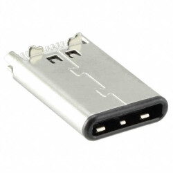USB-C (USB TYPE-C) USB 3.2 Gen 2 (USB 3.1 Gen 2, Superspeed + (USB 3.1)) Plug Connector 24 (22+2 Dummy) Position Board Edge, Straddle Mount - Würth Elektronik (1)