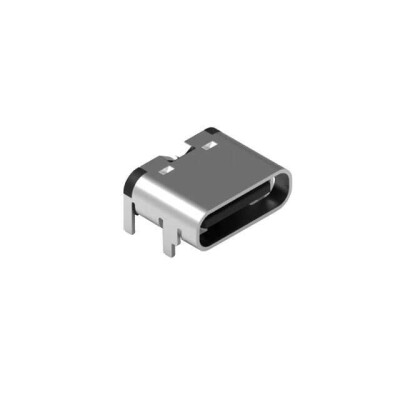 USB-C (USB TYPE-C) Receptacle Connector 24 (6+18 Dummy) Position Surface Mount, Right Angle; Through Hole - 1