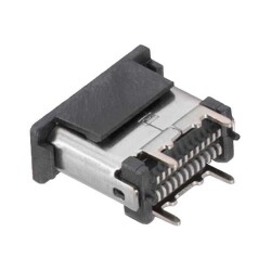 USB-C (USB TYPE-C) USB 3.2 Gen 2 (USB 3.1 Gen 2, Superspeed + (USB 3.1)) Receptacle Connector 24 Position Surface Mount, Through Hole - Würth Elektronik