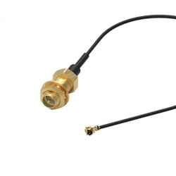 Cable Assembly Coaxial U.FL (UMCC) to SMA 1.37mm OD Coaxial Cable 3.937