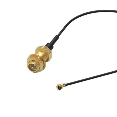 Cable Assembly Coaxial U.FL (UMCC) to SMA 1.37mm OD Coaxial Cable 3.937