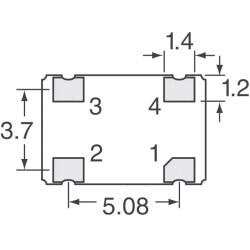 64 MHz XO (Standard) HCMOS, TTL Oscillator 3.3V Enable/Disable 4-SMD, No Lead - CTS-Frequency Controls (1)