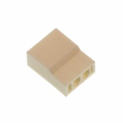 2 Position Card Edge Connector Housing Natural 0.156