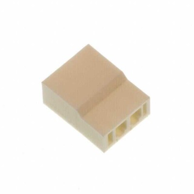 2 Position Card Edge Connector Housing Natural 0.156