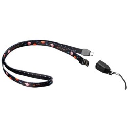USB Cable Lanyard with USB A and USB C Tips - Adafruit Industries LLC