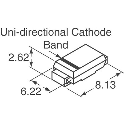 64.5V Clamp 23.3A Ipp Tvs Diode Surface Mount DO-214AB (SMCJ) - 2