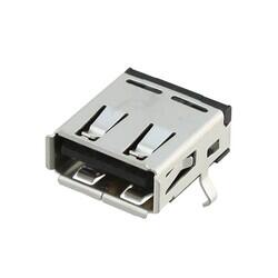 USB-A (USB TYPE-A) Receptacle Connector 4 Position Through Hole, Right Angle - Molex