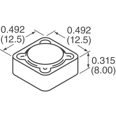 6.8 µH Shielded Drum Core, Wirewound Inductor 7.34 A 11.6mOhm Nonstandard - 2