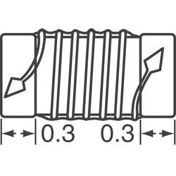 68 nH Unshielded Wirewound Inductor 340 mA 380mOhm Max 0603 (1608 Metric) - 4