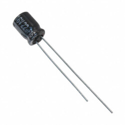 6.8 µF 50 V Aluminum Electrolytic Capacitors Radial, Can 1000 Hrs @ 105°C - Panasonic Electronic Components