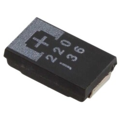 680 µF Molded Tantalum Polymer Capacitor 6.3 V 2917 (7343 Metric) 18mOhm @ 100kHz - Panasonic Industry