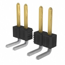 Connector Header Through Hole, Right Angle 8 position 0.100