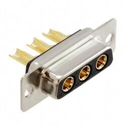 3 (Power) Position D-Sub, Combo Receptacle, Female Sockets Connector - NorComp Inc.