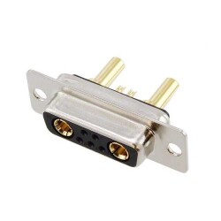 7 (5 + 2 Power) Position D-Sub, Combo Receptacle, Female Sockets Connector - NorComp Inc.