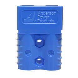 2 Position Blade Type Power Housing Connector Non-Gendered Blue - Anderson Power Products, Inc.