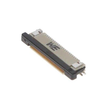 22 Position FFC, FPC Connector Contacts, Bottom 0.020