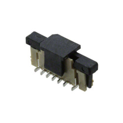 10 Position FPC Connector Contacts, Vertical - 1 Sided 0.020