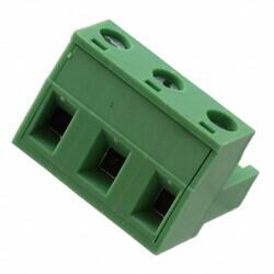 3 Position Terminal Block Plug, Female Sockets 0.300