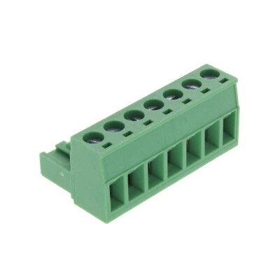 7 Position Terminal Block Plug, Female Sockets 0.200