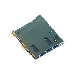 7 (6 + 1) Position Card Connector NANO SIM Surface Mount, Right Angle Gold - Hirose Electric Co Ltd