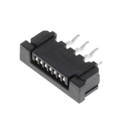7 Position FFC, FPC Connector Contacts, Vertical - 1 Sided 0.039
