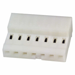 7 Position Rectangular Receptacle Connector IDC Tin 24 AWG - TE Connectivity AMP Connectors