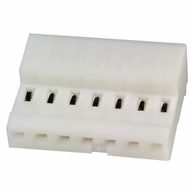 7 Position Rectangular Receptacle Connector IDC Tin 24 AWG - 1