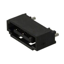 7 Position SATA Header, Shrouded Connector Solder Surface Mount - Molex