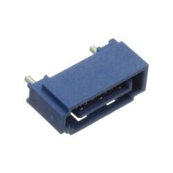 7 Position SATA Header, Shrouded Connector Solder Surface Mount - 1