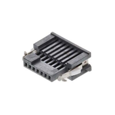 7 Rectangular Connectors - Housings Insulator Black 0.050