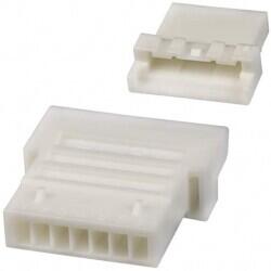 7 Rectangular Connectors - Housings Plug Natural 0.079