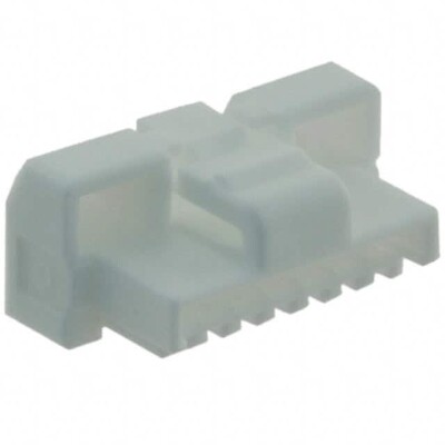 7 Rectangular Connectors - Housings Plug Natural 0.049