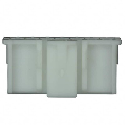 7 Rectangular Connectors - Housings Receptacle Natural 0.098