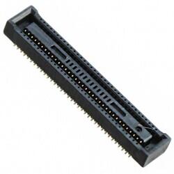 70 Position Connector Receptacle, Center Strip Contacts Surface Mount Gold - Hirose Electric Co Ltd