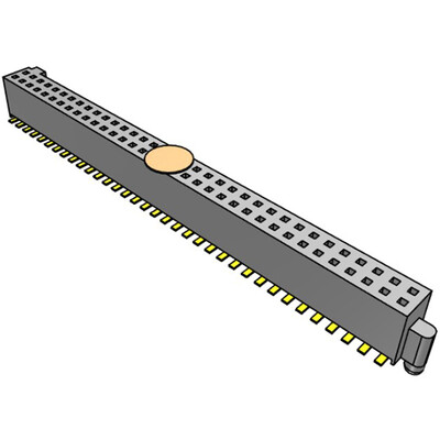 70 Position Receptacle Connector Surface Mount - 1