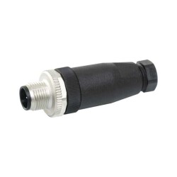 5 Position Circular Connector Plug, Male Pins Screw - Murrelektronik, Inc