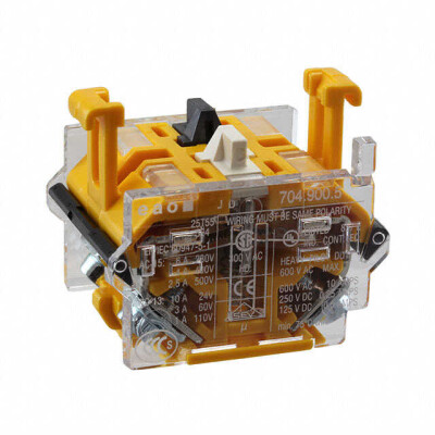 Configurable Contact Block DPST-NO/NC 10A @ 500VAC - 1