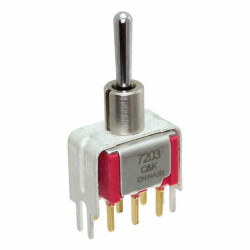 Toggle Switch DPDT Through Hole - C&K