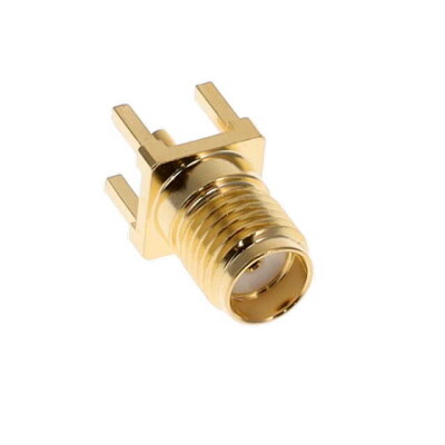 SMA Connector Receptacle, Female Socket 50 Ohms Through Hole Solder - 1