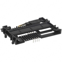10 (8 + 2) Position Card Connector Smart Card Through Hole, Right Angle Gold, GXT™ - Amphenol ICC (FCI)