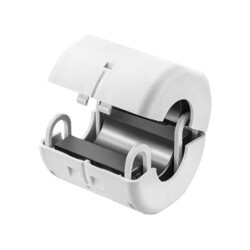 Hinged (Snap On), Key Required Free Hanging Ferrite Core 40Ohm @ 10MHz ID 0.492