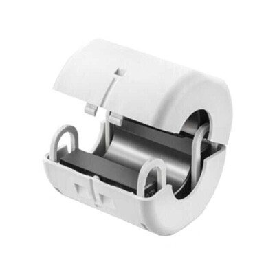 Hinged (Snap On), Key Required Free Hanging Ferrite Core 40Ohm @ 10MHz ID 0.492