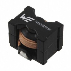 100 µH Shielded Drum Core, Wirewound Inductor 8.8 A 35.9mOhm Nonstandard - Würth Elektronik