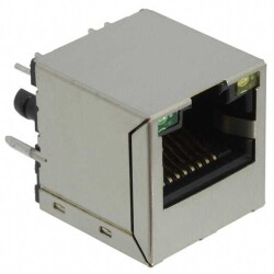 1 Port RJ45 Through Hole 10/100 Base-T, AutoMDIX - 1
