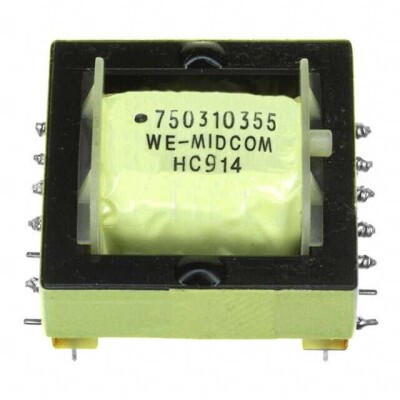 Capacitor Charger For For DC/DC Converters SMPS Transformer 1000Vrms Isolation Through Hole - 1